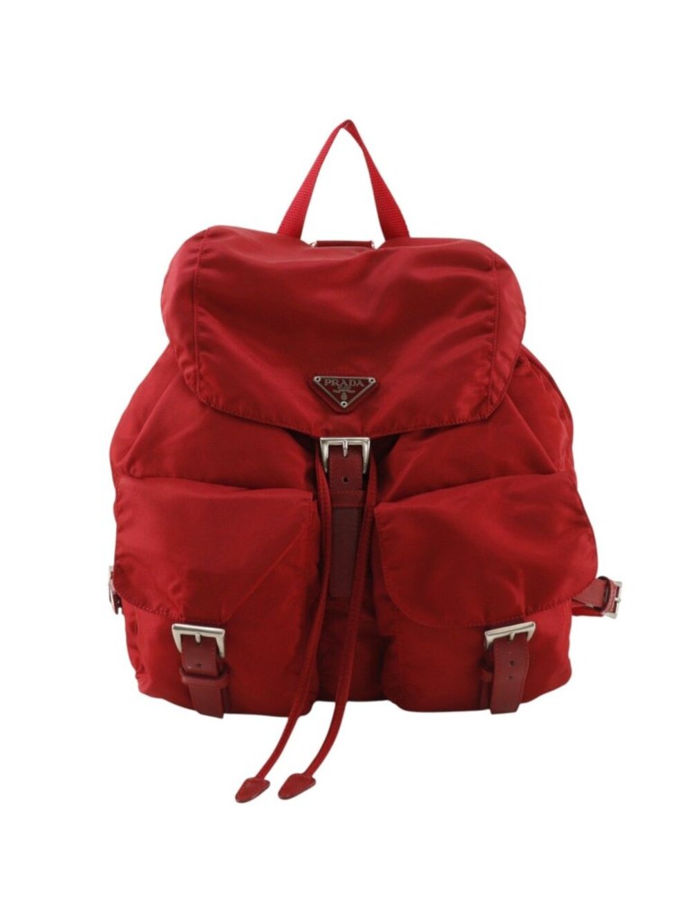 Prada Nylon Red Backpack